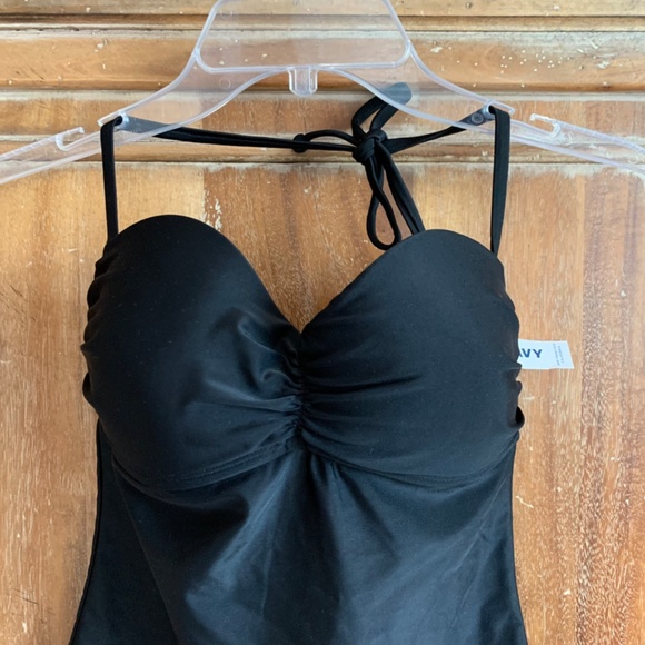 Old Navy NEW Cinched Tankini Top & Scrunch Bikini Bottoms Size XS/ SM - Picture 4 of 12